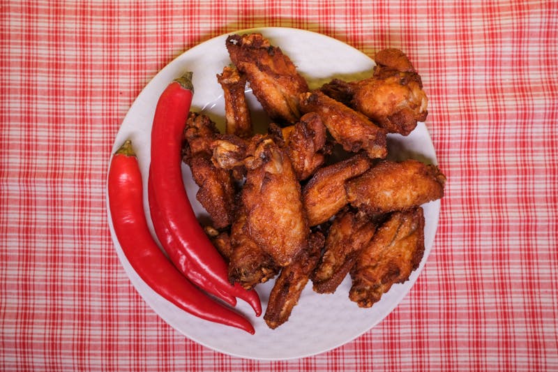 Mild Nashville hot chicken platter at Hangry Joe's