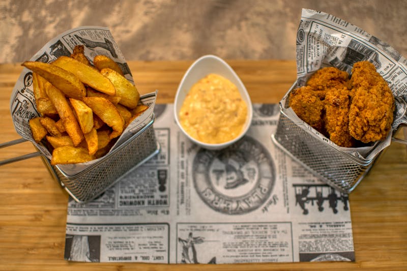 5-piece Nashville hot chicken tenders at Hangry Joe's